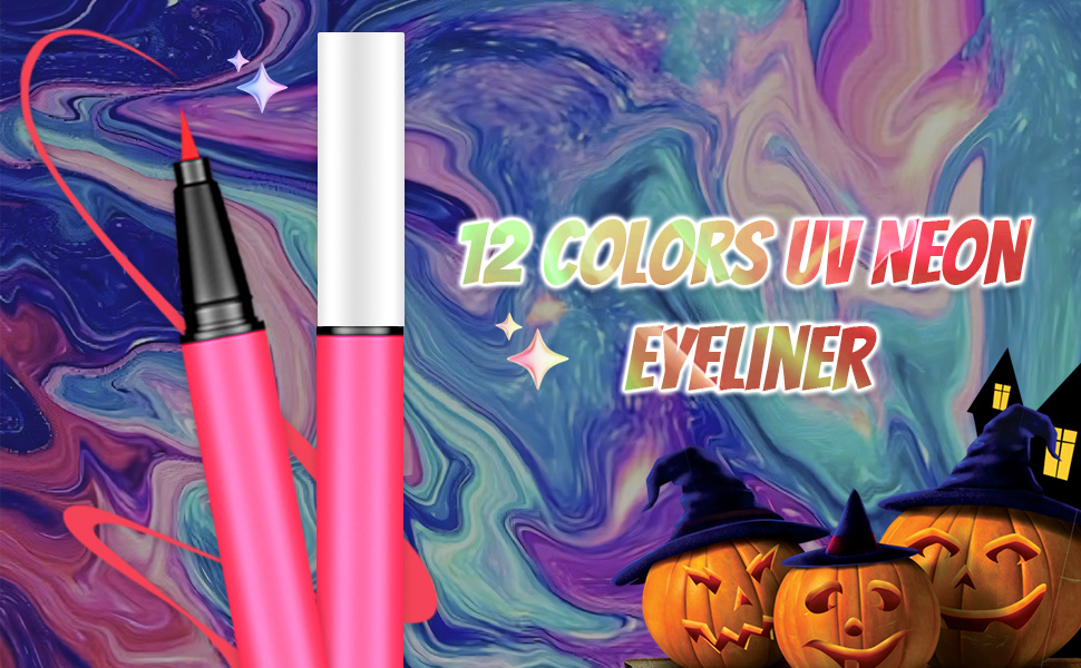 Colorful UV Neon Liquid Eyeliner Pencil Pen