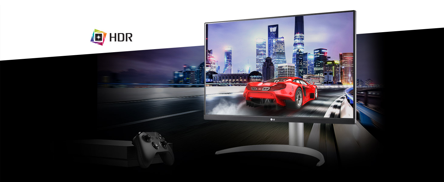 LG 27 (68.4cm) UHD 4K IPS Monitor with VESA DisplayHDR 400