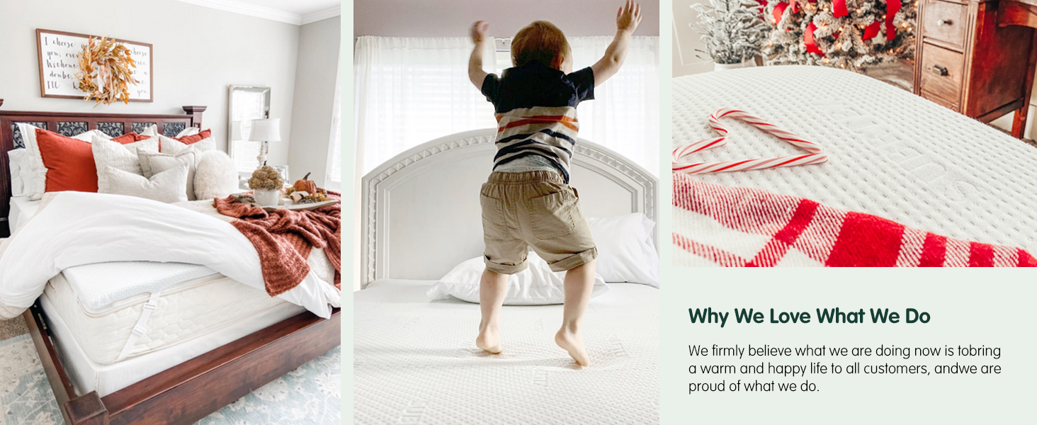 Gel Memory Foam Mattress topper