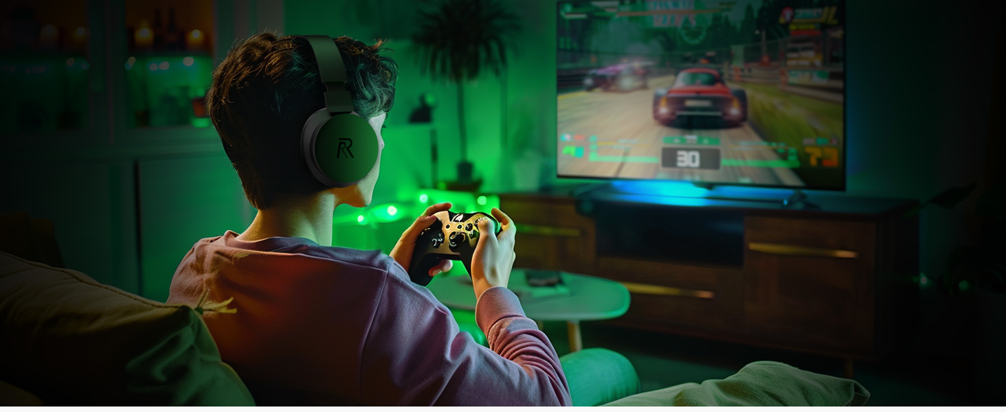 Gvyugke Gaming Headset Wireless für Xbox Series XS, Xbox One, PS5, PC, Bluetooth Headset mit