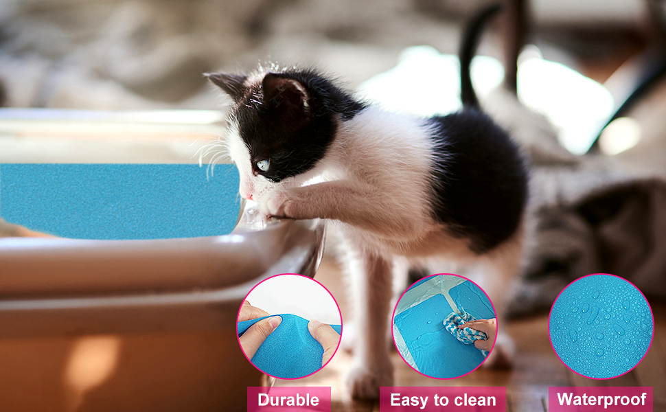 6 Pcs Cat Nail File Scratching Strips, Scratcher Liner for