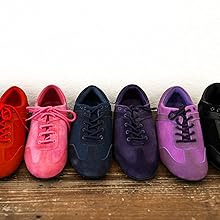 Amazon.com: Ultimate Hybrid Dance Shoe - Red Suede (west
