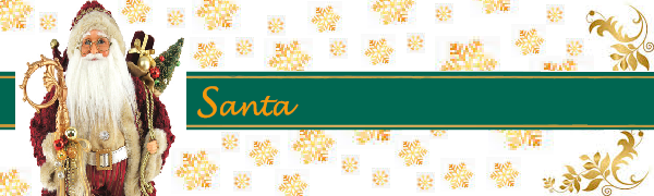 Amazon.com: Santa's Workshop 6795 Cowboy Santa Figurine, 18