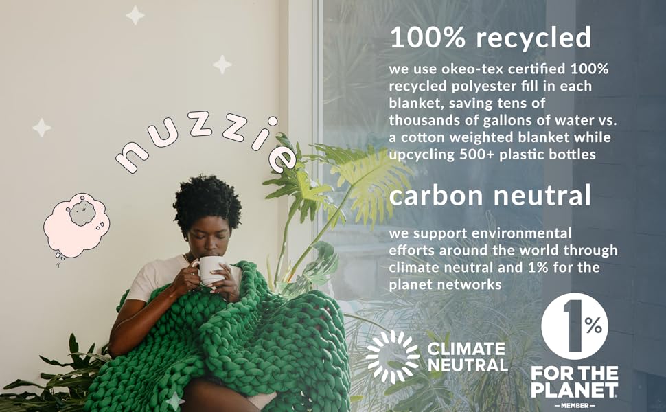 100% recycled, carbon neutral
