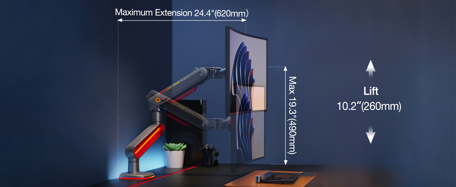 Soporte de monitor de alta resistencia