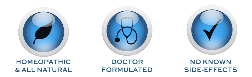 homeopathic and all natural doctor formulated no known side-effects