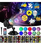 HAKUTA Christmas Projector Lights,HD Wave Ocean Effect LED Projector with 10 HD Slides (3D Ocean ...