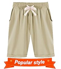 Women's Cotton Butt Lift Multi-Pockets Camouflage Casual Twill Bermuda Cargo Shorts with Belt