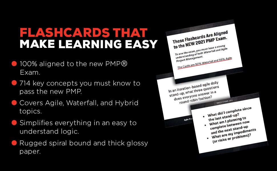 PMP Exam Flashcards (PMBOK Guide, 7th Edition) Including FREE eCourse