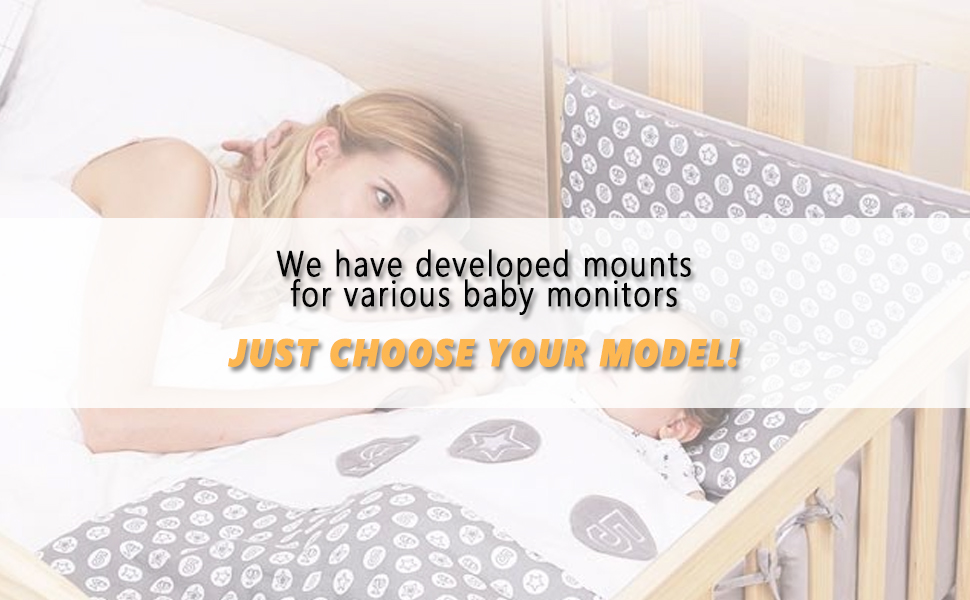 Baby Monitor Mount for VTech VM5463360° Adjustable, Stable