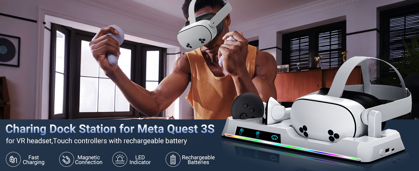oculus quest 3s charging dock