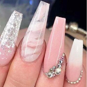 press on nails coffin