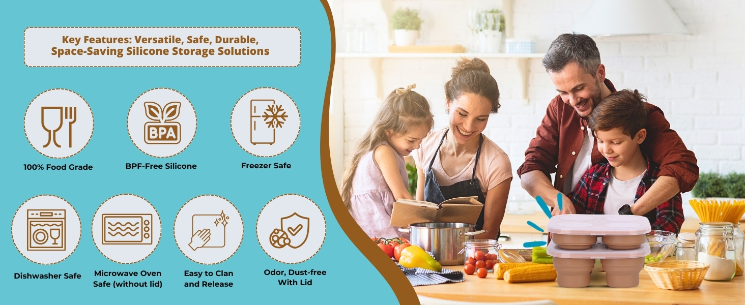 Silicone Freezer Tray