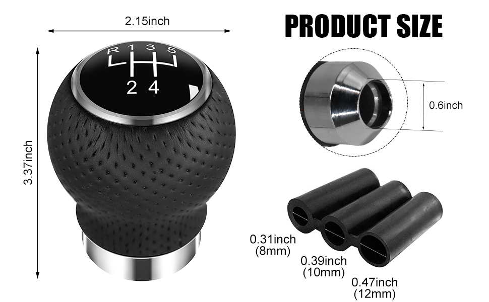 QIANG KUN Universal Shift Knob 6 Speed Manual Gearbox Shift
