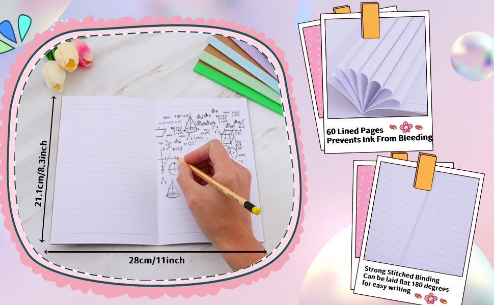 24Pack Composition Notebooks Bulk,A5 Kraft Notebooks