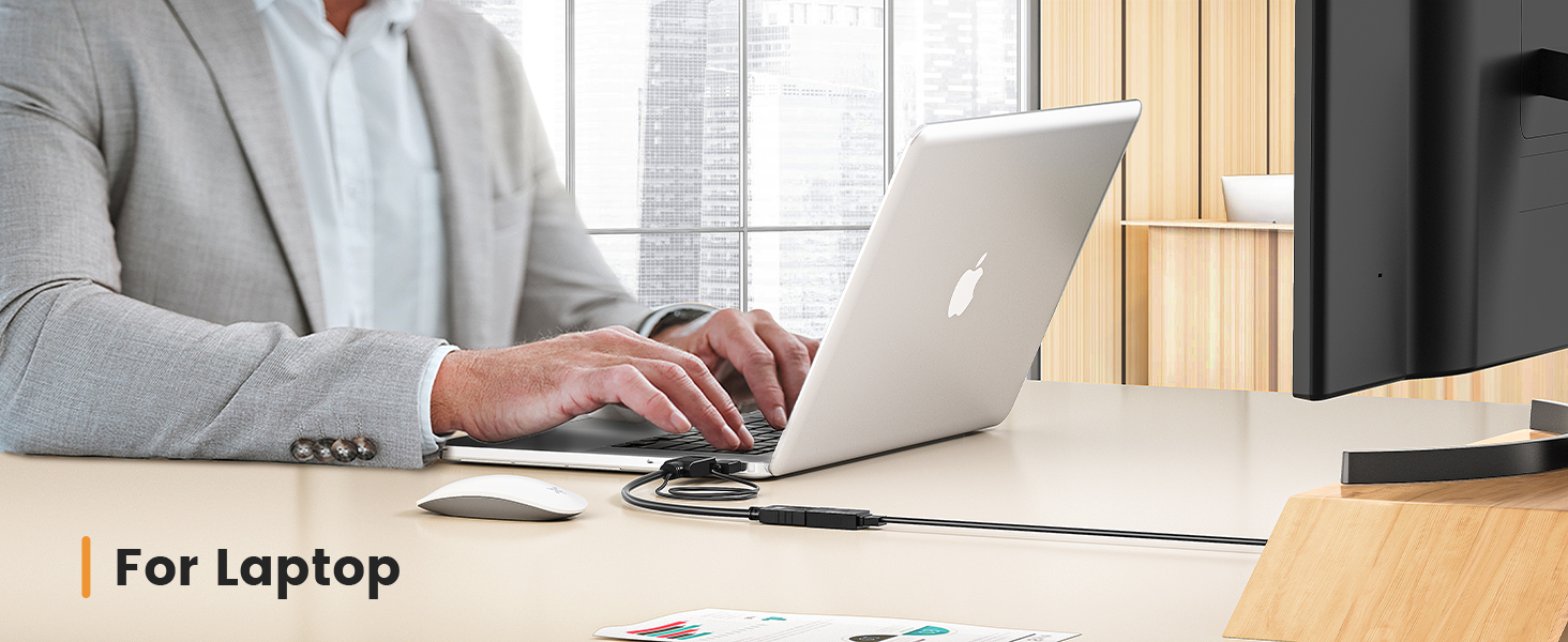 FOINNEX Adaptateur HDMI vers Displayport, 4K 60Hz Convertisseur HDMI