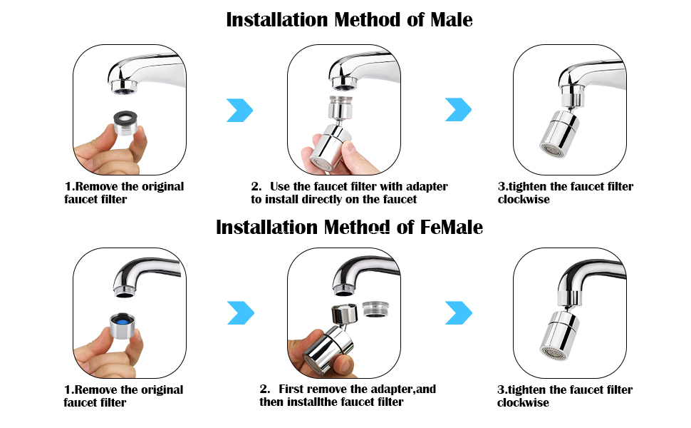 Faucet Sprayer Attachment Kitchen Faucet Aerator Adapter Water Spray
