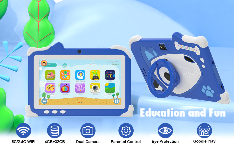 Android 12 Tablet for Kids
