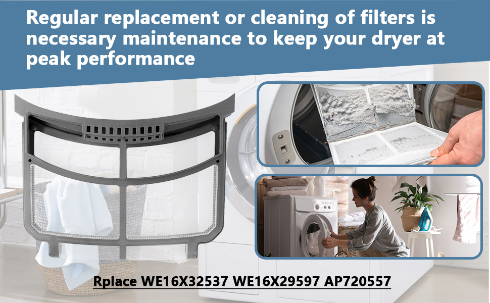 showingo WE16X32537 Dryer Lint Screen Filter Replacement