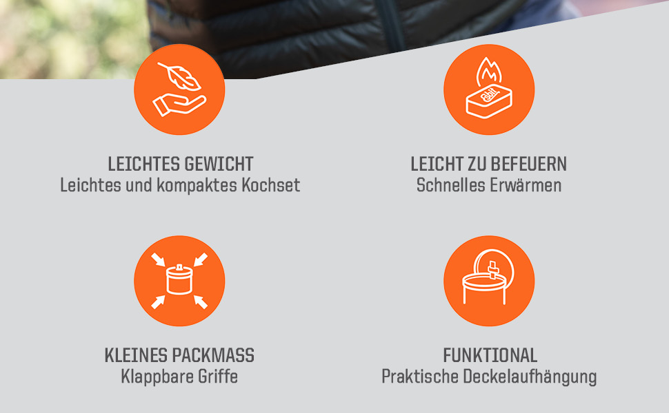 Esbit Trockenbrennstoffkochset