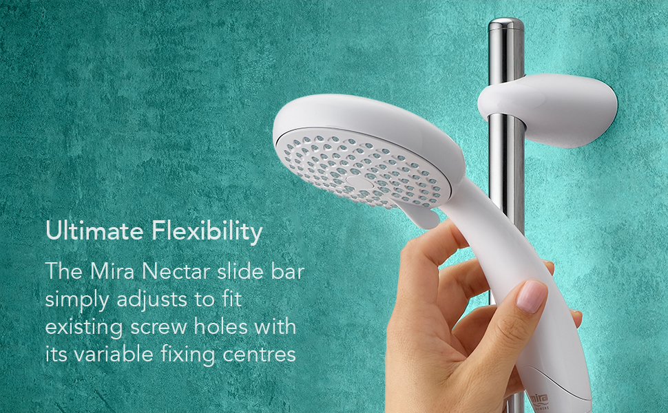 Mira Showers Nectar Shower Fittings Kit with Shower Head & 1.25 M