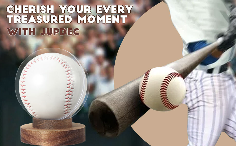 baseball display box round clear case