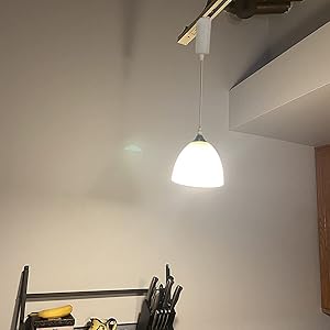 ダクトレールライト　ダクトレール式　キッチン　レトロ　収納カバー　収納コップ　長さ調節可能　新居　照明器具　ペンダントライト E26