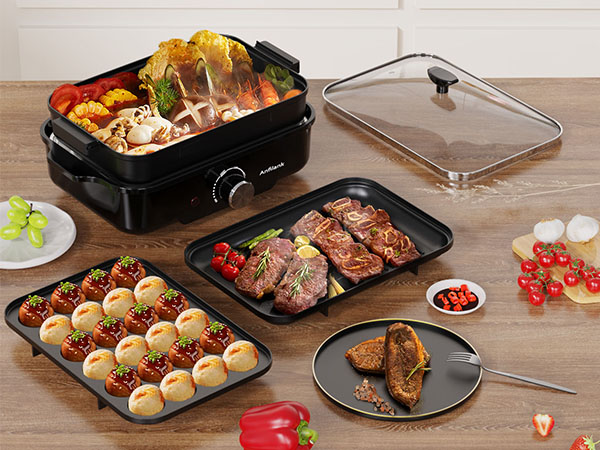 ホットプレート　焼き肉　焼き鳥　トースト　煮込み　取扱説明書 サンコー 卓上おひとりさま焼き肉 ソログリル ホットプレート