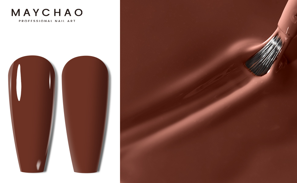 dark red gel nail polish