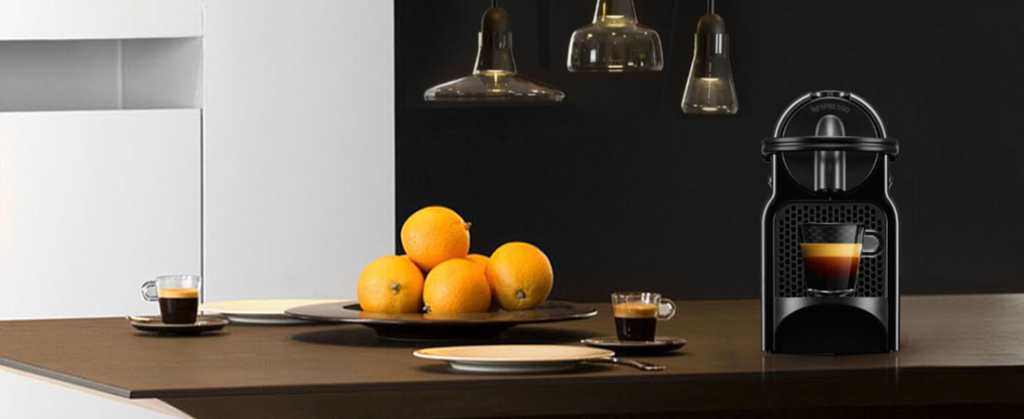 Nespresso Inissia Coffee Machine by DeLonghi with Aeroccino Milk