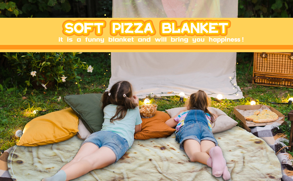 HDFK Tortilla Blanket Realistic Food Fleece Blanket Adult