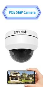 5MP 4X PTZ POE Camera