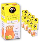 4C Pitcher Packs, Half & Half 8 Pack, Makes 14 Quarts, Sugar Free Powder Drink Mix, Refreshing Wa...