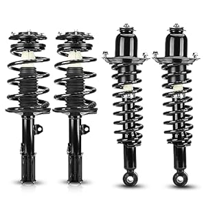 Amazon.com: Front & Rear Complete Struts Shocks w/Coil