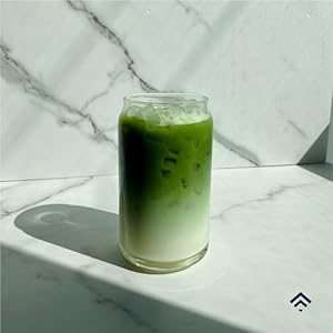 Can use our matcha powder to make cold lattes