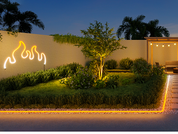 Govee Outdoor Neon Rope Lights, 10M RGBIC IP67 Waterproof Christmas  Decorations with 64+ Scenes, Music Sync, Flexible Neon LED Strip for Garden  Yards Walls, Works with Alexa Google Assistant : Amazon.co.uk: Lighting