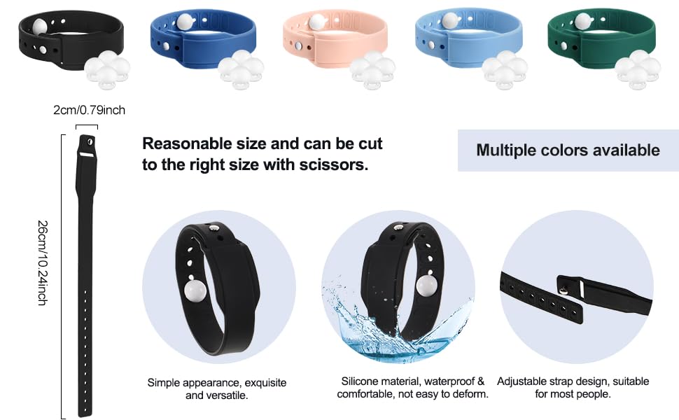 4 Pcs Motion Sickness Bracelets Bands Sickness Adult Adjustable Acupressure