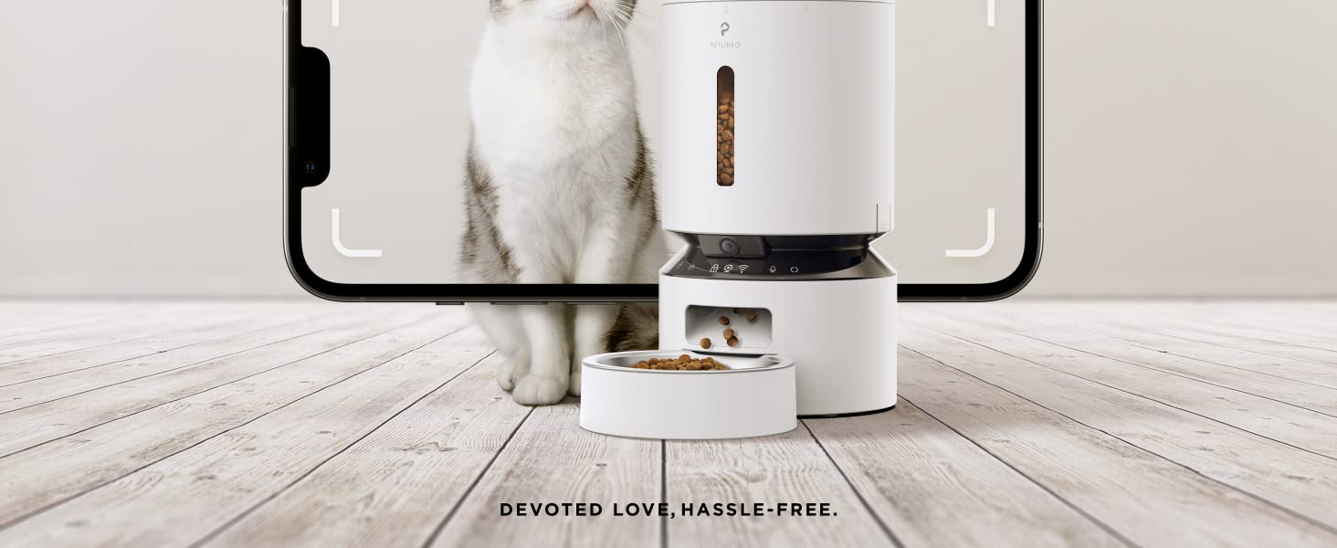 PETLIBRO Automatic Cat Feeder with Camera, 1080P HD Video with Night