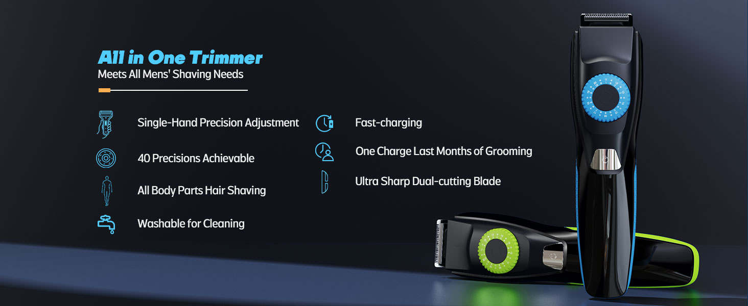 All in one trimmer meets all mens shaving needs
