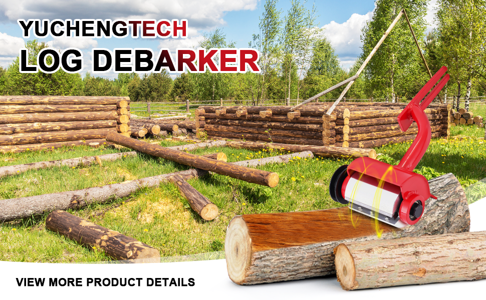 YUCHENGTECH Log Peeler Log Debarker Chainsaw Log Debarker