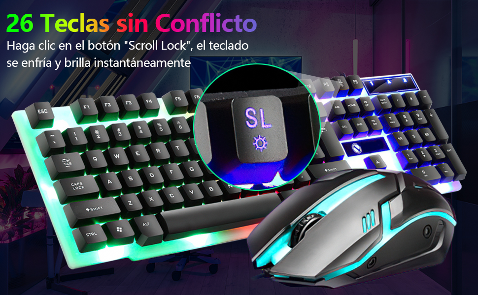 Teclado y Mouse Packs