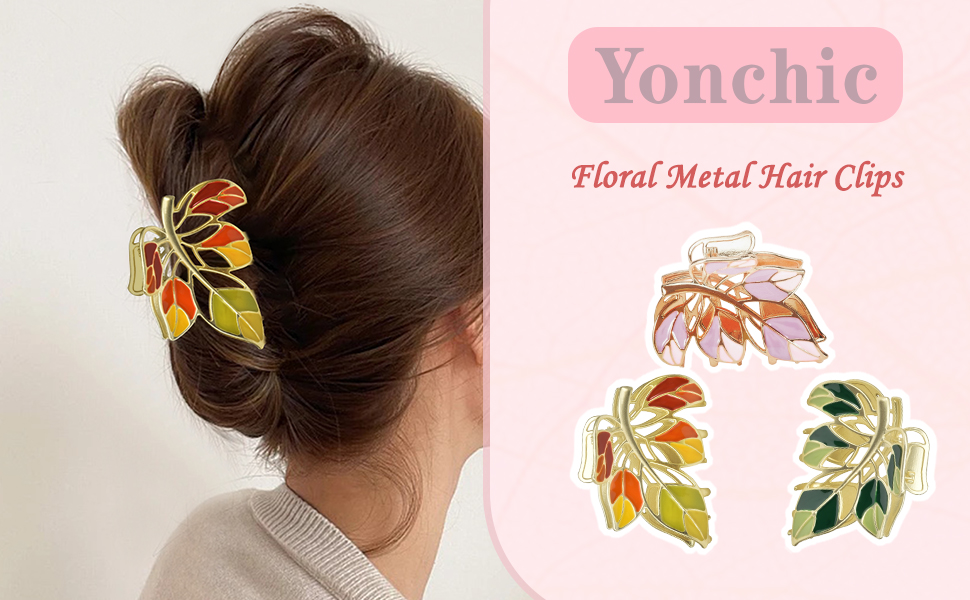 flower hair clips