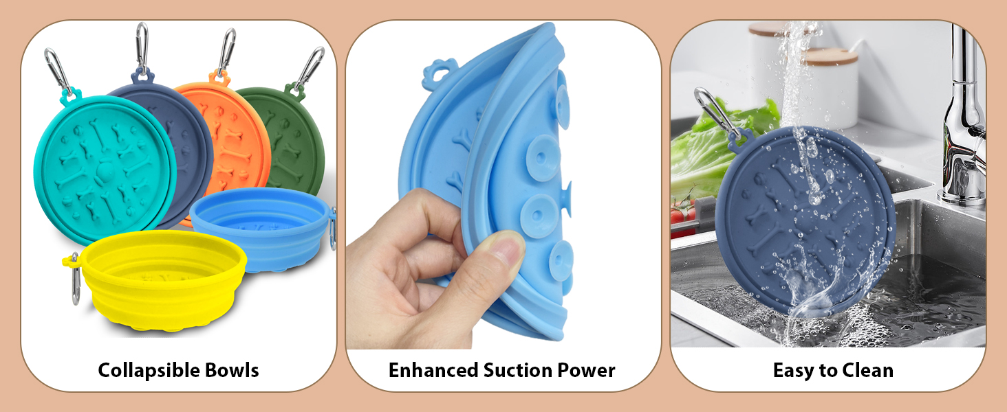 collapsible dog bowls