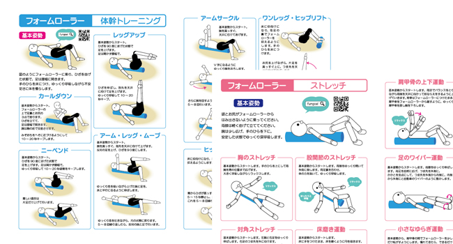 フォームローラーエクササイズマニュアル