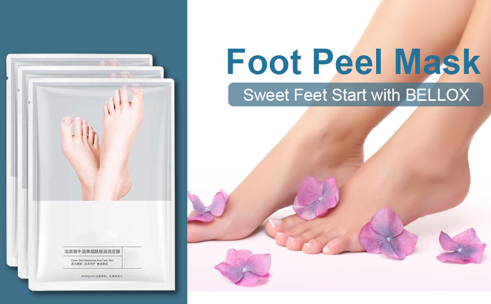 Peeling & Exfoliating Foot Mask for Dry Cracked Feet SPN-MC368P