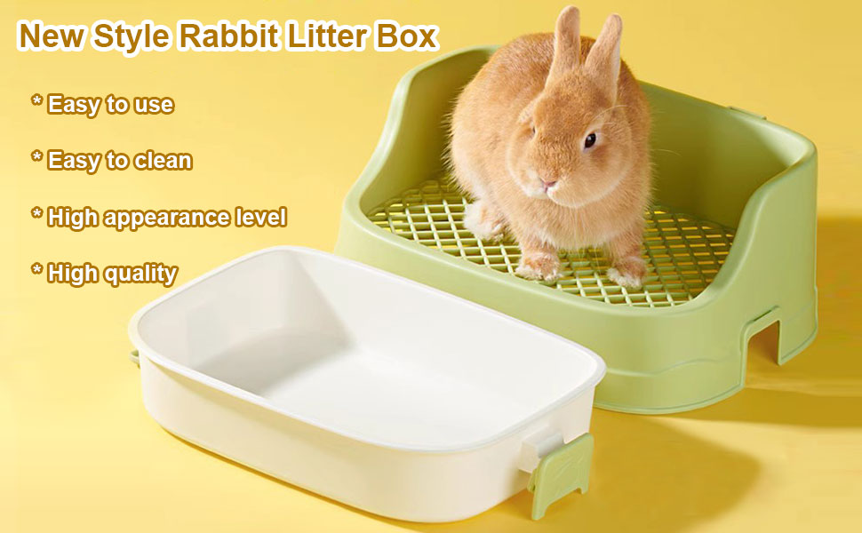RMNHPTK Rabbit Litter Box Pet Potty Small Animal Bins Box