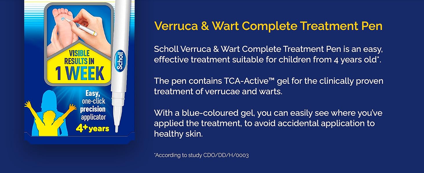 Scholl Verruca and Wart Complete Treatment Pen Amazon.co.uk Health