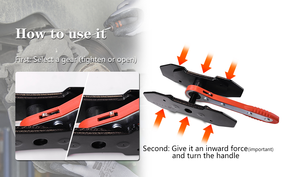 AQTZGOS Brake Caliper Press Fitting Tool Brake Caliper