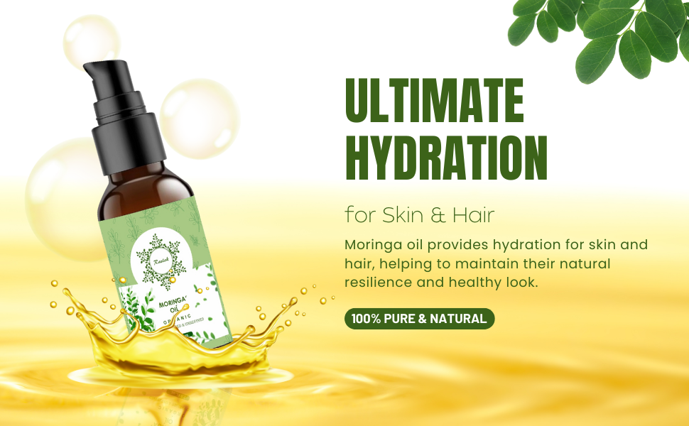 Moringa Oil Skin Hydration