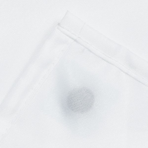 EUTXL Black Shower Curtain with Liner